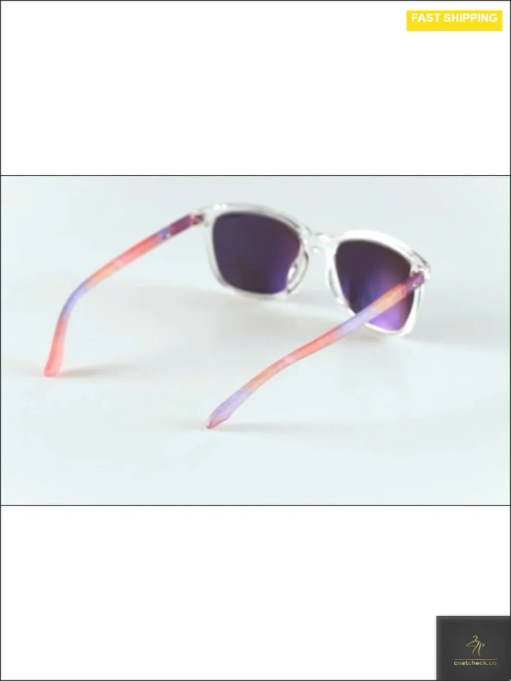 Polarized Square Sunglasses for Women, UV400 Protection, Includes Microfiber